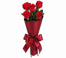 Букет 5 Красных роз Эдлесс Лав в Баклашах