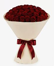 Букет 101 Бордовая роза Блэк Бакарра в Баклашах
