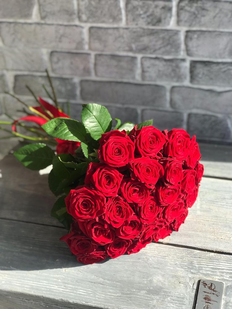 Букет Красные розы Фридом в Баклашах
