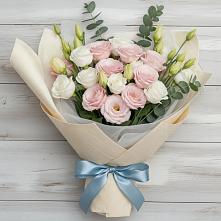 Букет цветов из:  Лизиантусы в Баклашах