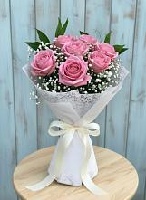Букет цветов из:  Розы #REPLACE_PRED# Баклашах