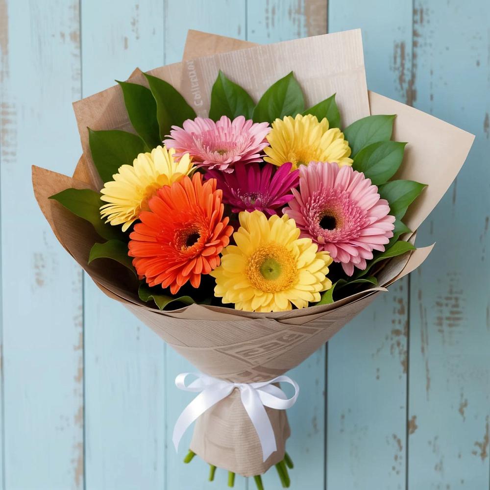 Букет цветов из: Герберы в Баклашах