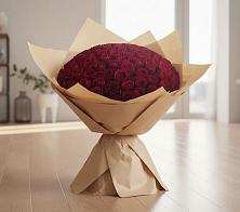 Букет 101 Красная роза #REPLACE_PRED# Баклашах