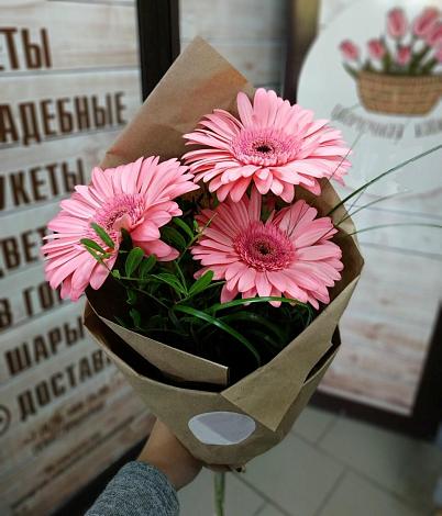 Букет цветов из: Герберы в Баклашах