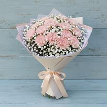 Букет цветов из:  Гвоздики #REPLACE_PRED# Баклашах