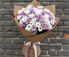 Букет цветов из:  Хризантемы #REPLACE_PRED# Баклашах