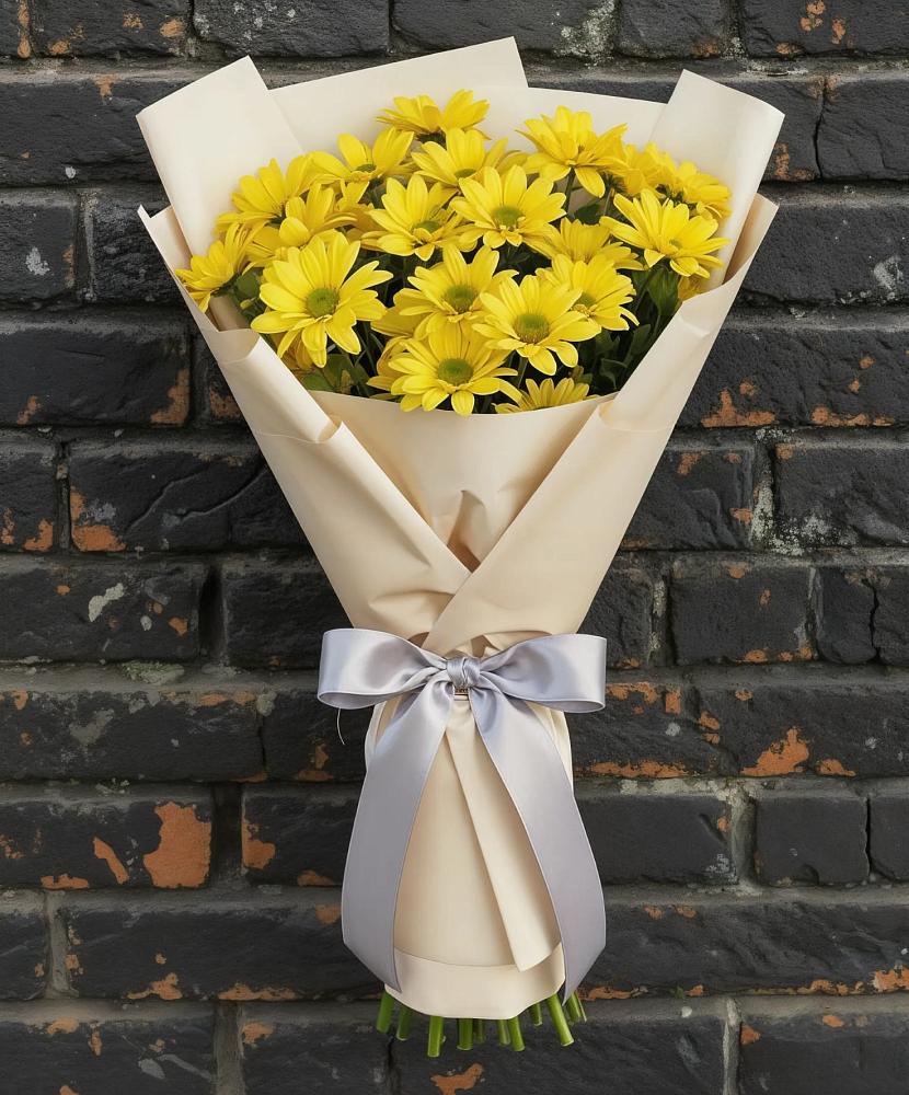 Букет цветов из: Хризантемы в Баклашах