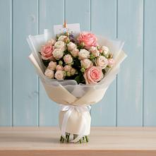 Букет цветов из:  Розы #REPLACE_PRED# Баклашах