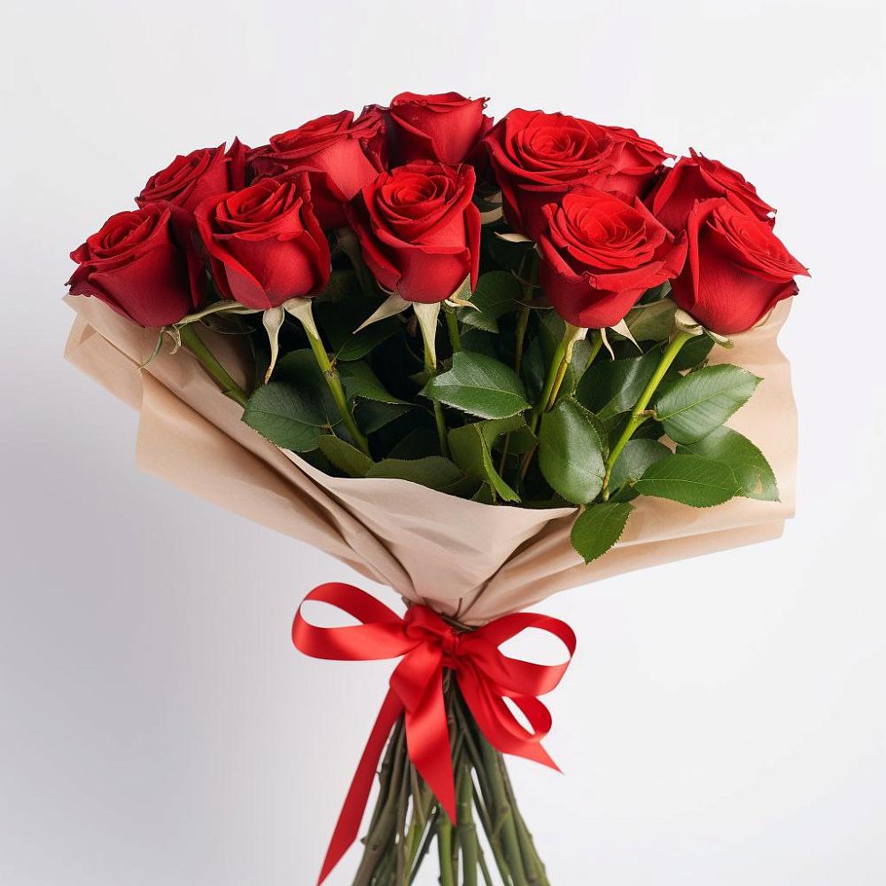 Букет 11 Красных роз Эдлесс Лав в Баклашах