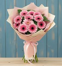 Букет цветов из:  Герберы #REPLACE_PRED# Баклашах