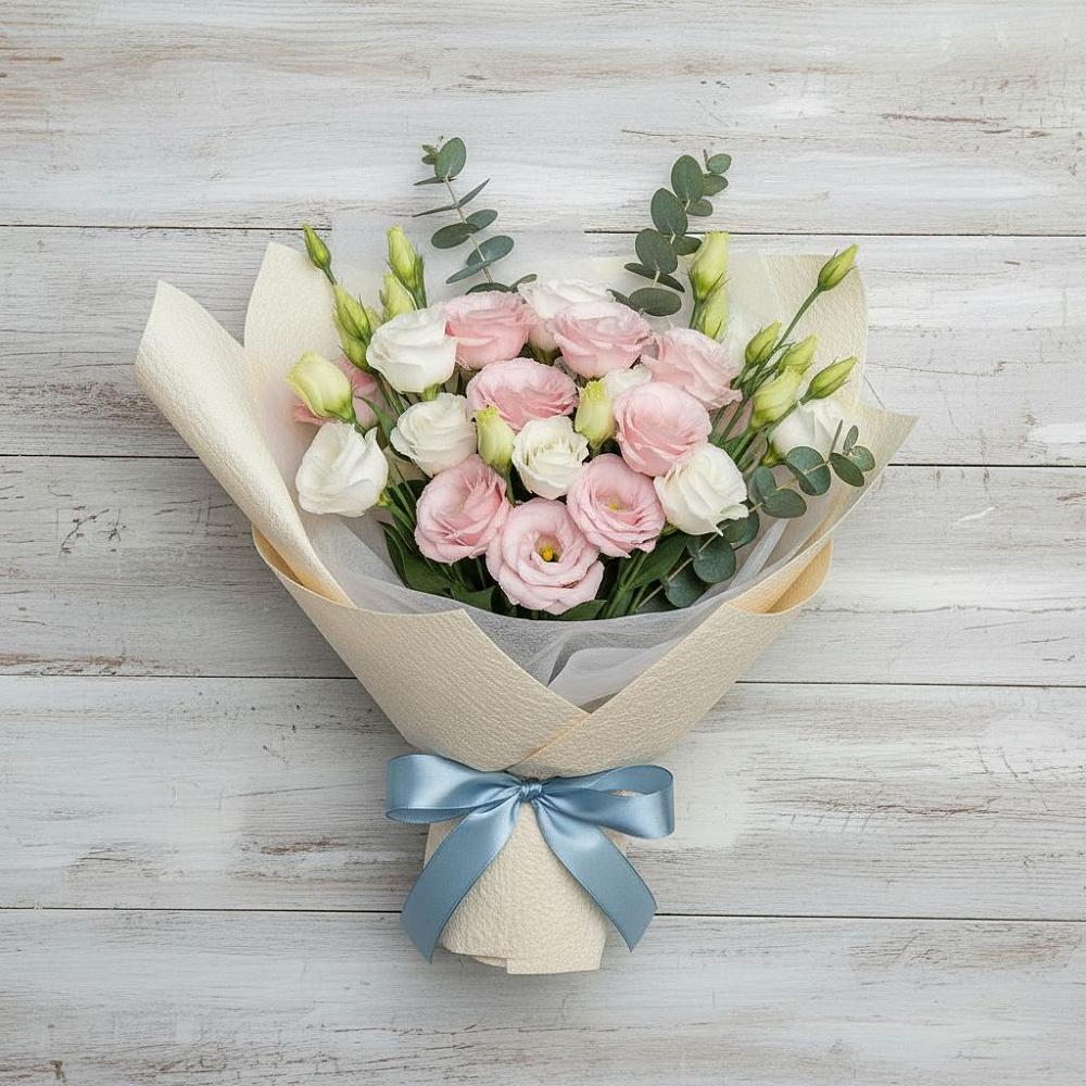 Букет цветов из: Лизиантусы в Баклашах